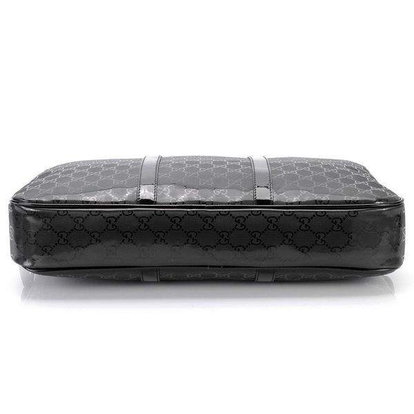 1:1 Gucci 201480 Men's Briefcase Bag-Black GG Crystal